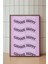 Mutluluğu Seç Yazılı Lila Arkaplanlı Poster - Trend Modern Ev Ofis Duvar Dekoru - Çerçevesiz Baskı 1