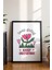 Keep Going Keep Growing Poster - Ilham Veren Çiçekli Motivasyon Duvar Dekoru - Çerçevesiz Baskı 3