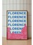 Florence Pembe Renkli Minimalist Poster - Şehir Manzara Temalı Duvar Dekoru - Çerçevesiz Baskı 1