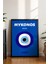 Mykonos Nazar Boncuğu Illüstrasyonu Poster - Minimalist Seyahat Duvar Dekoru - Çerçevesiz Baskı 3