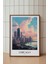 Chicago Gökdelenler Poster - Modern Minimalist Amerika Şehir Manzarası - Çerçevesiz Sanat Baskı 1