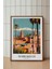 Marrakech Fas Şehri Poster - Modern Kuzey Afrika Temalı Tarihi Duvar Dekoru - Çerçevesiz Baskı 1