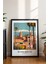 Marrakech Fas Şehri Poster - Modern Kuzey Afrika Temalı Tarihi Duvar Dekoru - Çerçevesiz Baskı 3