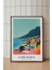 Capetown Dağ Manzarası Poster - Retro Güney Afrika Temalı Doğa Dekoru - Çerçevesiz Sanat Baskı 1