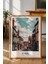 York Ingiltere Şehri Poster - Ortaçağ Temalı Şehir Manzarası Duvar Dekoru - Çerçevesiz Sanat Baskı 2