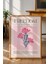 Özgürlük Temalı Freedom Poster - Pembe Renk Çiçek Desenli Minimalist Duvar Dekoru - Çerçevesiz Baskı 2
