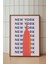 New York Pembe Minimalist Poster - Şehir Manzara Temalı Duvar Dekoru - Çerçevesiz Baskı 1