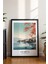 Geneva Göl Manzarası Poster - Isviçre Temalı Pastel Renkli Doğa Dekoru - Çerçevesiz Sanat Baskı 3