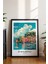 Portofino Italya Limanı Poster - Akdeniz Temalı Doğa Manzara Duvar Dekoru - Çerçevesiz Sanat Baskı 3