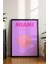 Miami Istiridye Illüstrasyonu Poster - Seyahat Temalı Minimalist Duvar Dekoru - Çerçevesiz Baskı 3