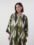 Lcw Modest V Yaka Desenli Oversize Elbise (S5) 4