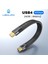 Thunderbolt 4 Usb 4.0 240W 40Gbps 8K 60Hz Type-C Görüntü Aktarım ve Hızlı Şarj Data Kablosu 14-Cm 1