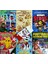 6 Adet Stickerli Boyama Kitabı 12 Li Kuru Boya Kalemi AD5005 1