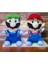 Ithal Kumaş Süper Mario Kardeşler Mario Luigi 2'li Set Figür Peluş Oyuncak Uyku Oyun Arkadaşı 20 Cm. 1