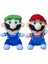 Ithal Kumaş Süper Mario Kardeşler Mario Luigi 2'li Set Figür Peluş Oyuncak Uyku Oyun Arkadaşı 20 Cm. 2