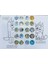 6 Adet Stickerli Boyama Kitabı 12 Li Kuru Boya Kalemi AD5013 2