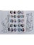 6 Adet Stickerli Boyama Kitabı 12 Li Kuru Boya Kalemi AD5015 3