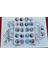 6 Adet Stickerli Boyama Kitabı 12 Li Kuru Boya Kalemi AD5015 5