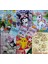 6 Adet Stickerli Boyama Kitabı 3 Adet 12 Li Pastel Boya Kalemi AD5020 1