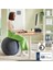 Ergo Active Kaymaz Oturma Topu 65 cm - Koyu Gri - KOD:65420089 2