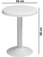 MT-GF401A Beyaz Medio Bahçe Balkon Sehpa Ø50 cm 2