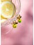 Murano Yapraklı Limon Küpe 3