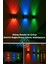 1ADET Güneş Enerjili Çift Taraflı 4 Ledli Aplik Rgb Işık Duvar Lambası Bahçe Aydınlatma 4