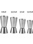 Jigger Seti 4lü 2.5/5 cl + 3/6 + 2/4 cl + 1.5/3 cl Ölçeği Bartender Jigger 1
