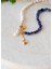 Doğal Lapis Lazuli Taşı - Inci Kolye 4