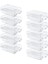 Menashop Metrashop 10'lu Set 5 Kadın & 5 Erkek Beyaz Ayakkabı Kutusu 1