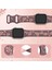 Apple Watch 38 40 41 mm Series 10 42MM 9 8 7 Se 6 5 4 3 Uyumlu Kelebek Desen Yumuşak Silikon Kordon 1