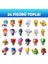 Brawl Stars 5 Li Figür Seti BRW2040 81186 Model 3 4