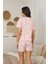 Yumurta Desenli Şortlu Penye Pijama Takımı 2