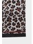 Kadın Leopar Desenli Pamuklu Plaj Havlusu E3764AX25SM 2