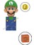 Süper Bros Blokları Luigi Mini Aksiyon Oyuncak Figürleri Yapı Blokları Oyuncaklar Tuğlalar Montaj Oyuncaklar Için Hediyeler Wm2068 (Yurt Dışından) 1