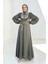 Pilise Kol Detaylı Elbise 3949 Mint 1