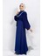 Pilise Kol Detaylı Elbise 3949 Lacivert 3
