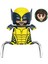 Disney Yapı Taşları Mini Model Figürleri Büyük Goblin Örümcek Adam Demir Adam Venom Kaptan Hawk Deadpool Technic Armor City Hediye Oyuncakları Renk: GH0569 (Yurt Dışından) 1