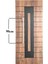 Çelik Kapı Çekme Kolu Tutma Kolu Kare Model Renk Saten (Gümüş Gri) 90CM 1