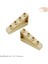 Büyük Yapı Taşları Ev Aksesuar Parçaları Çatı Pencere Duvar Inşaatı Duplo Tuğlaları Çocuklar Için Eğitim Oyuncakları Hediye Rolor: 2 Pcs Çatı Braketleri (Yurt Dışından) 1