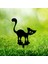 Bahçe Kazığı Demir Metal Kedi Bahçe Süsü 1