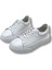 GR0308 Hakiki Özel Yapım Floter Deri Yüksek Eva Taban Beyaz Sneakers Erkek Ayakkabı 2