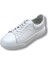 GR0308 Hakiki Özel Yapım Floter Deri Yüksek Eva Taban Beyaz Sneakers Erkek Ayakkabı 4