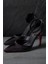 Kadın Elegant Ayakkabı Ince Topuklu Baretli Stiletto Özel Tasarım Abiye Ayakkabı 3