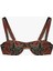 Astarlı Çiçek Desenli Balenli Bikini Üstü 1