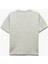 Viskon Karışımlı Bisiklet Yaka Basic Kısa Kollu Oversize Sweatshirt 2