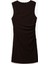 Drape Detaylı Bisiklet Yaka Kolsuz Mini Elbise 1