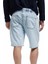 Beli Bağcıklı Bermuda Slim Fit Jean Şort 3