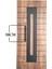 Çelik Kapı Çekme Kolu Tutma Kolu Kare Model Renk Siyah 50CM 1