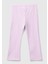 Kız Çocuk Logo Detaylı Flare Tayt 3